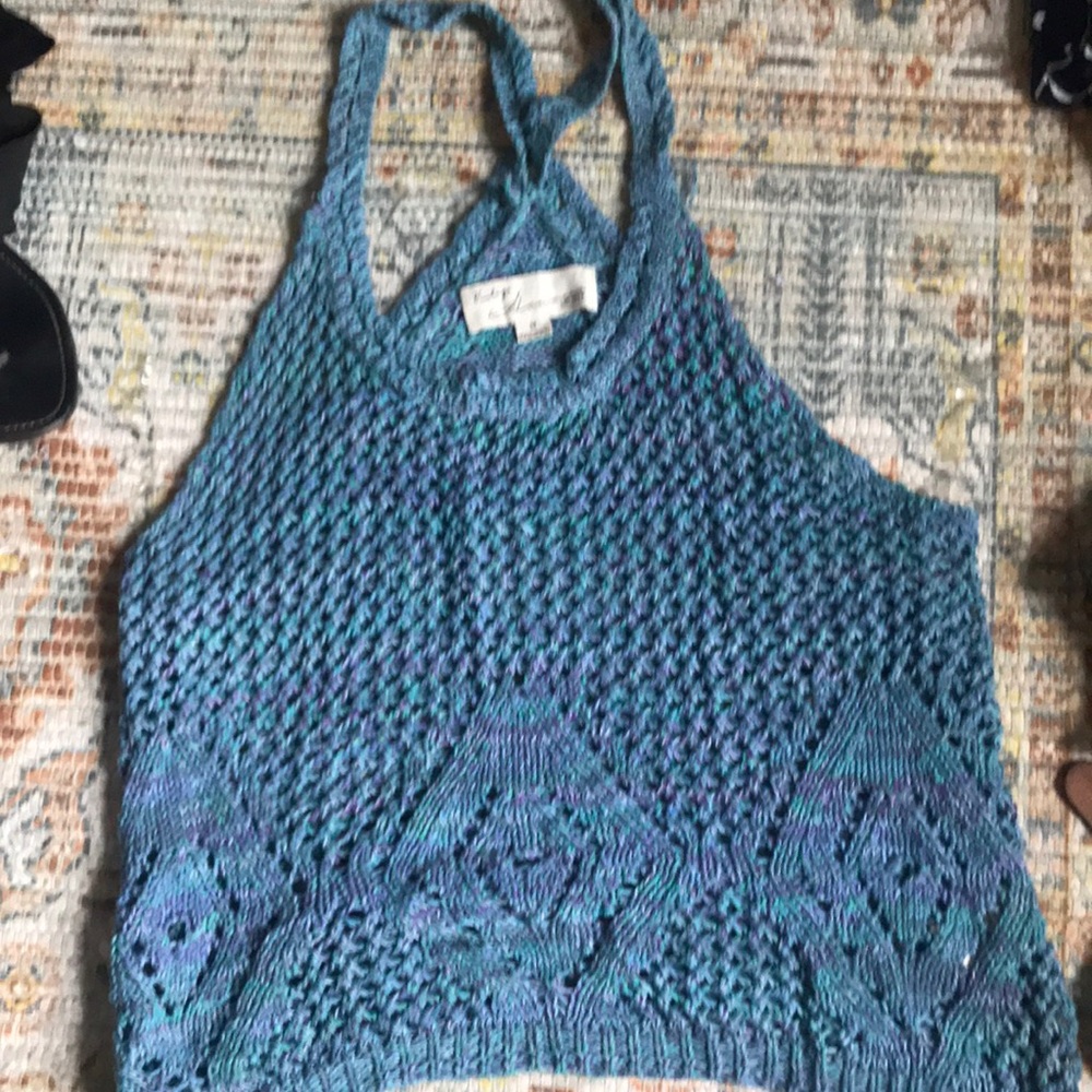 Boho crocheted tank